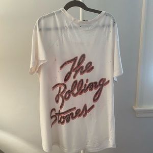 Daydreamer Rolling Stones Graphic T with rips